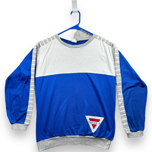 Reflex-5 Other - Reflex-5 Mens Sweatshirt Long Sleeves Crew Neck Pullover Colorblock Blue Gray M